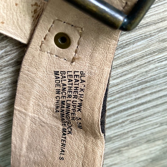 Brown leather wedge sandals - Picture 8 of 9